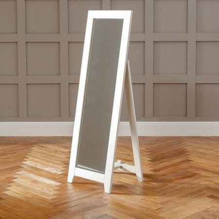 White : Khung Gương Gỗ Sồi Toàn Thân - H 1m6